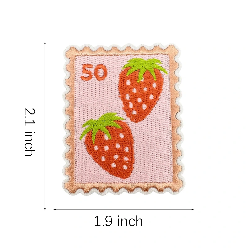 Cute Strawberry Iron on Patches