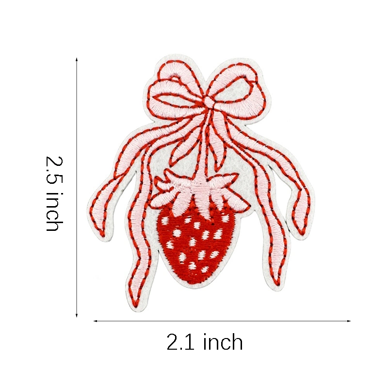 Cute Strawberry Iron on Patches