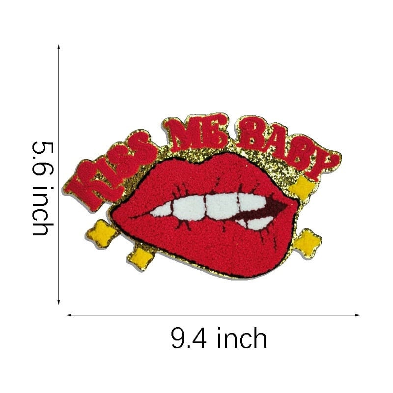 Large Letter Love Chenille Patch