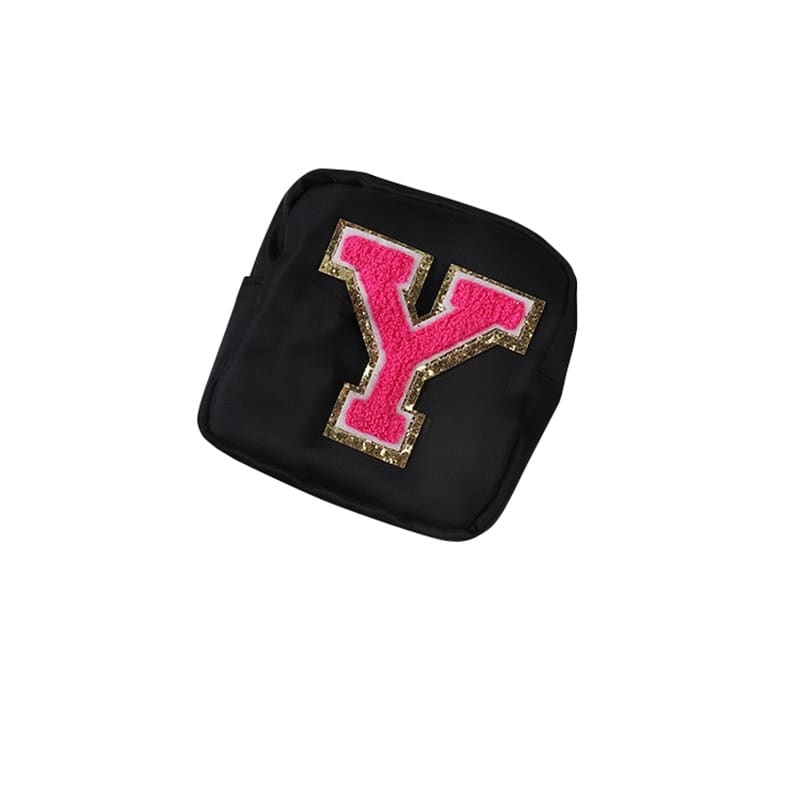 Hot Pink Letter Patches