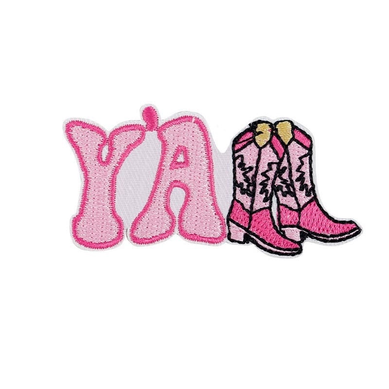 Cowgirl Disco Iron On Patches