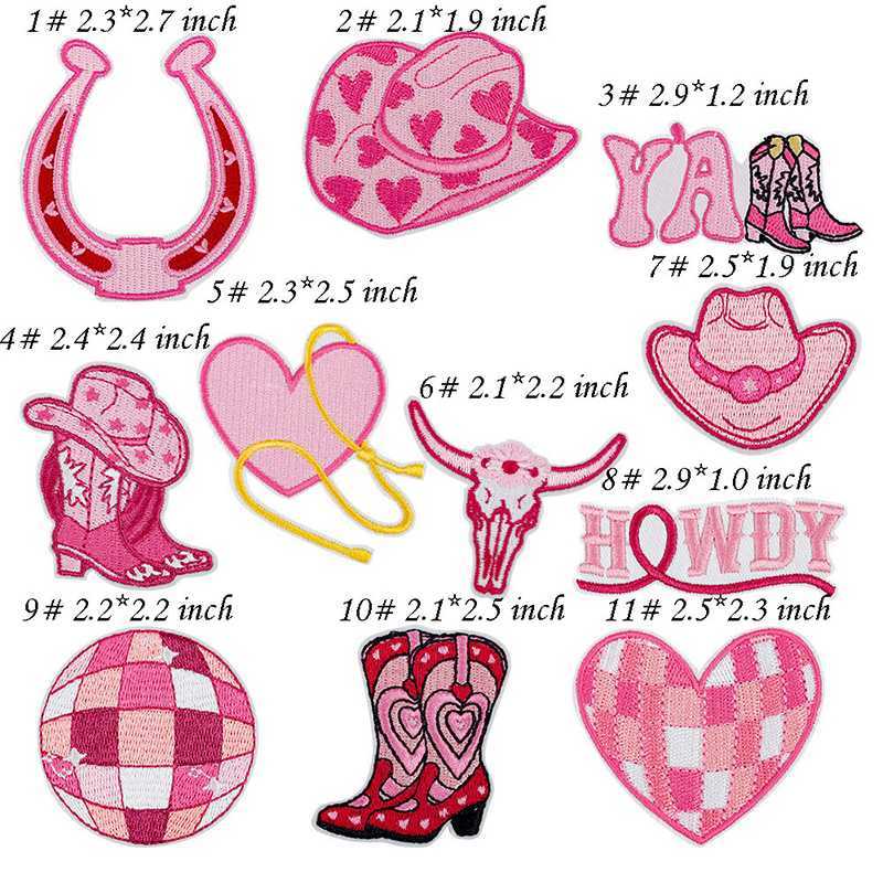 Cowgirl Disco Iron On Patches