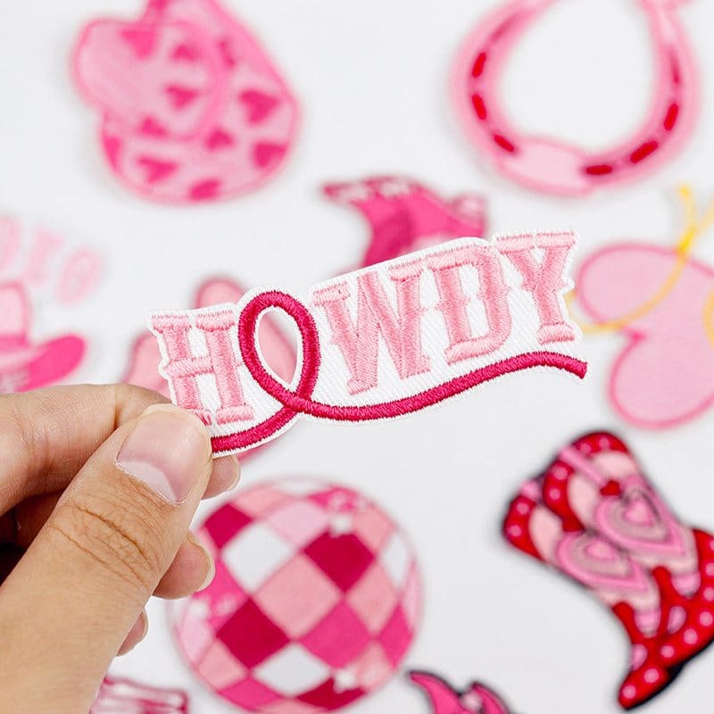 Cowgirl Disco Iron On Patches