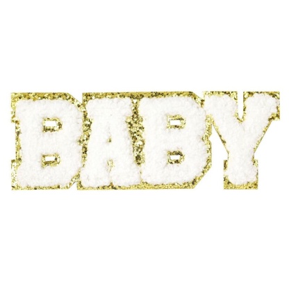 Color BABY Letter Iron On Patch