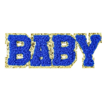Color BABY Letter Iron On Patch