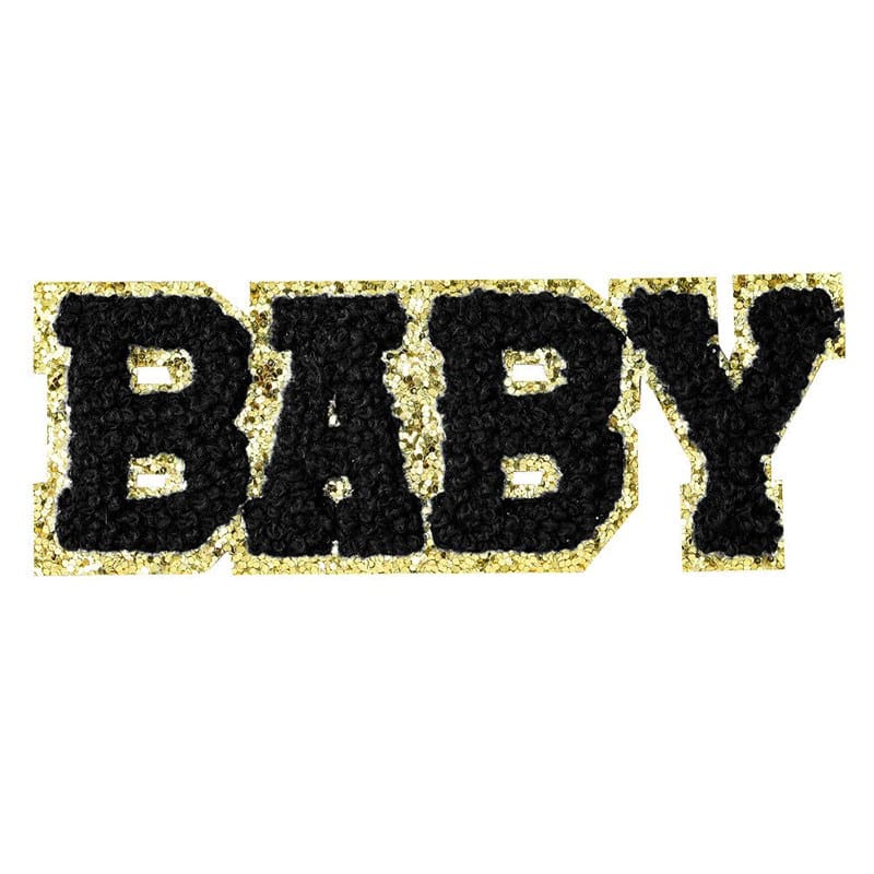 Color BABY Letter Iron On Patch