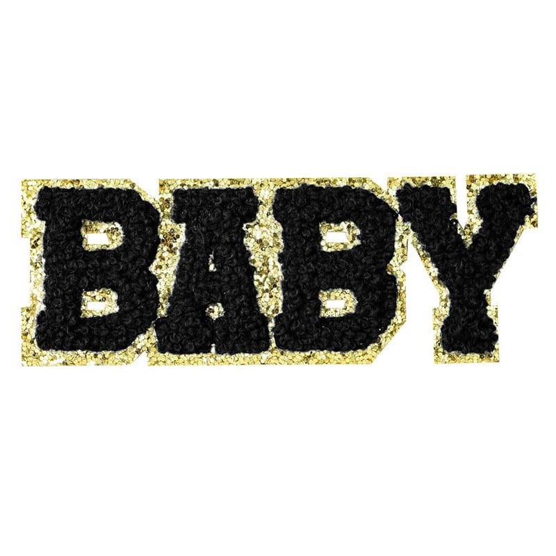 Color BABY Letter Iron On Patch