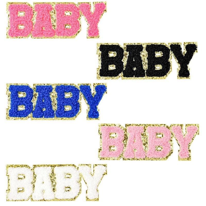 Color BABY Letter Iron On Patch