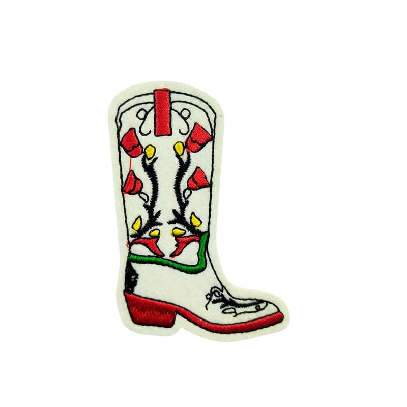 Cowgirl Boots Embroidered Patch