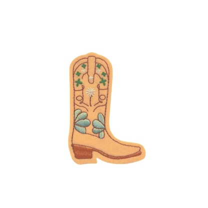 Cowgirl Boots Embroidered Patch