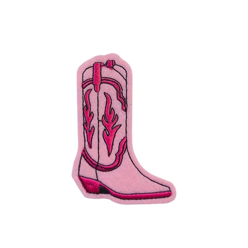 Cowgirl Boots Embroidered Patch