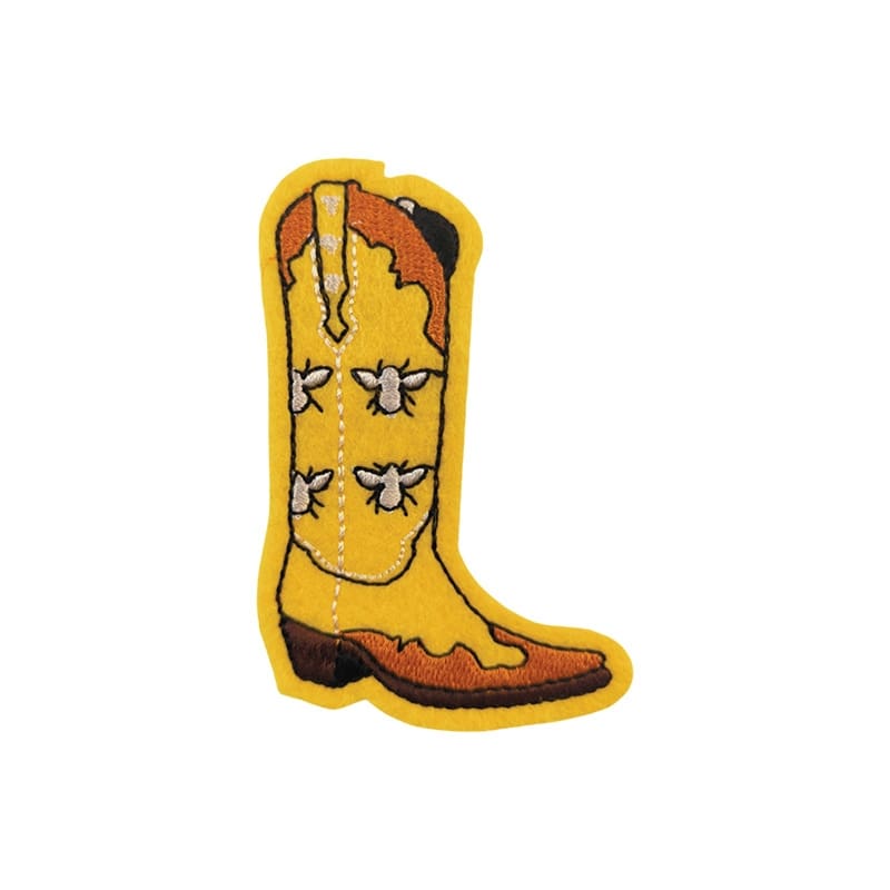 Cowgirl Boots Embroidered Patch