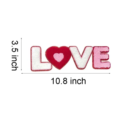 XOXO Letter Love Iron On Patches