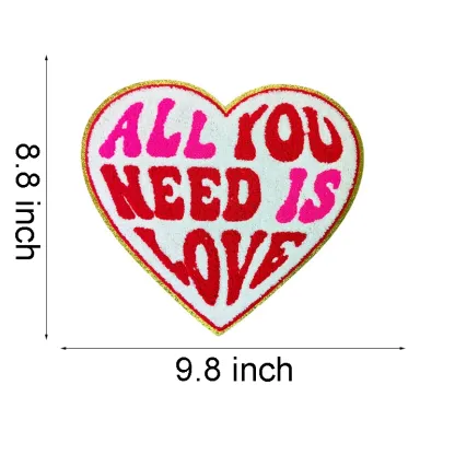 Bowknot Heart Iron On Patches