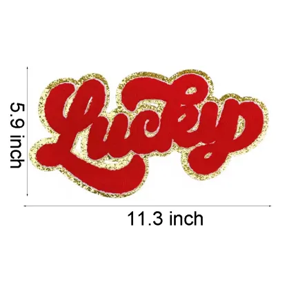 Love More Chenille Letter Patch