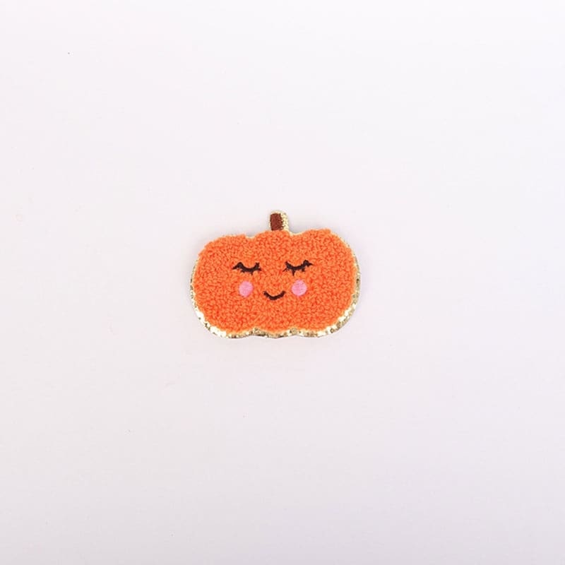 Ghost Pumpkin Iron On Patches