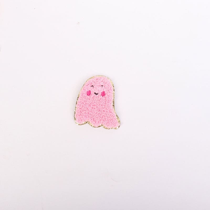 Ghost Pumpkin Iron On Patches