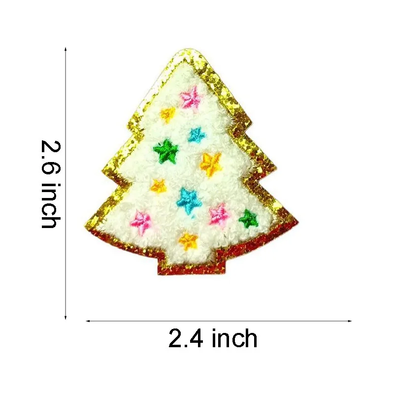 Santa Claus Elk Iron On Patches