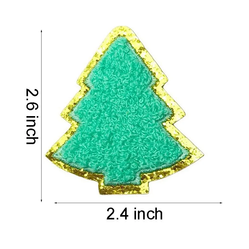 Santa Claus Elk Iron On Patches