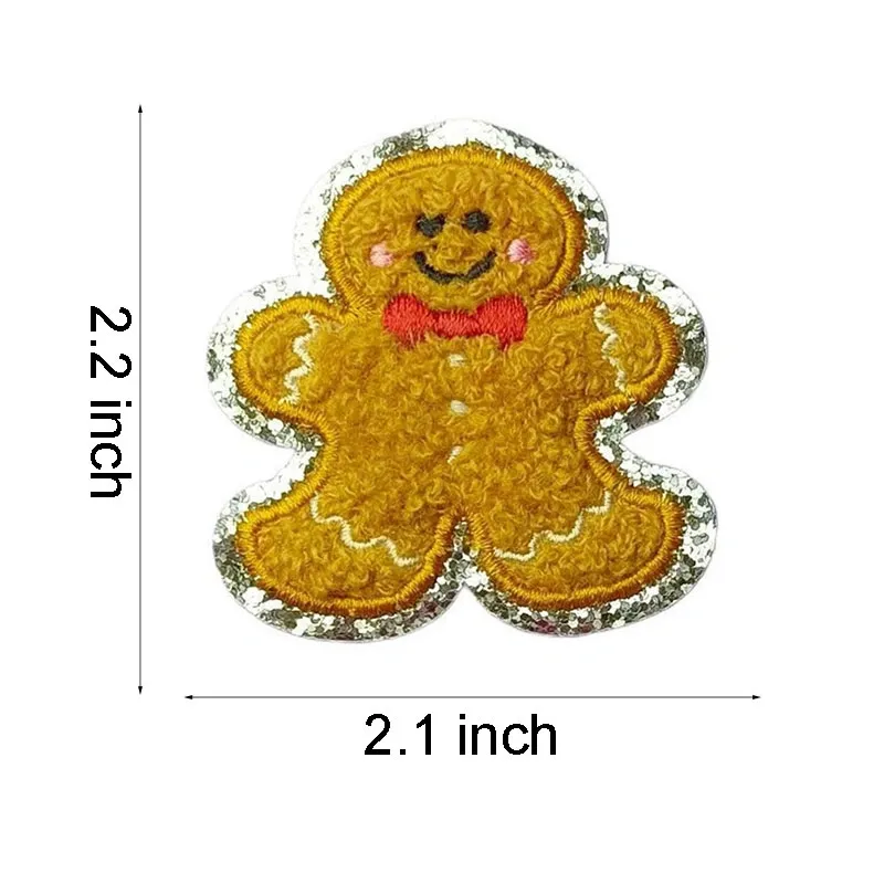 Santa Claus Elk Iron On Patches