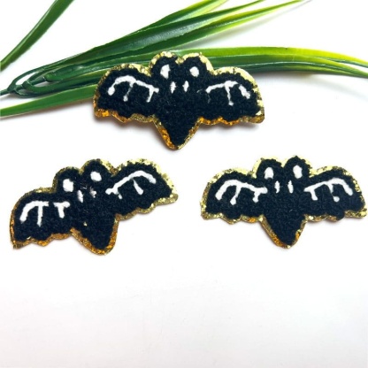 Halloween Bat Iron On Patches