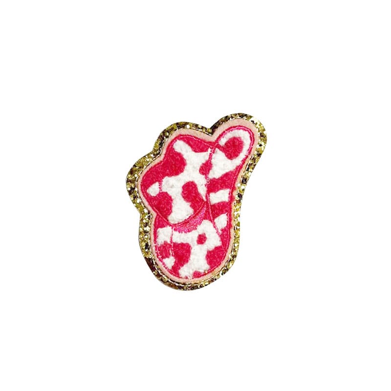 Cowgirl Pink Hat Iron On Patch