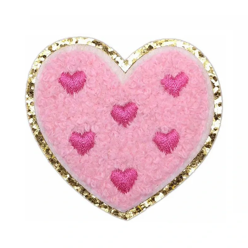 Love Heart Letter Iron On Patch