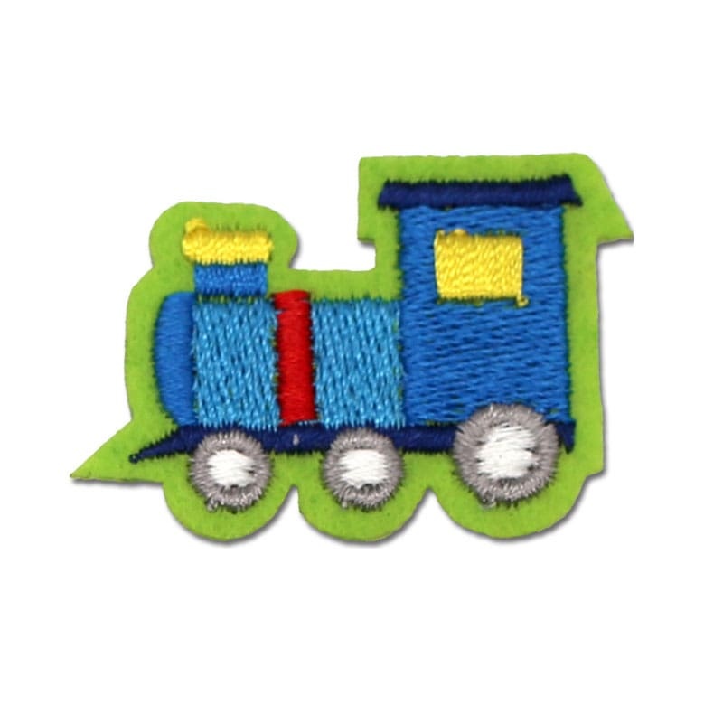 Planet Train Embroidered Patch