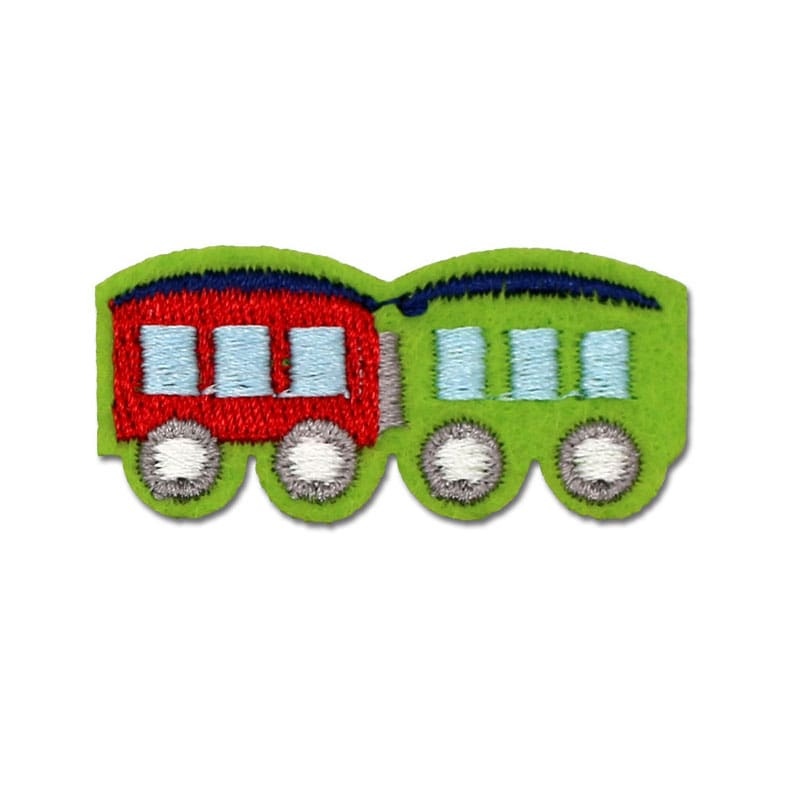 Planet Train Embroidered Patch