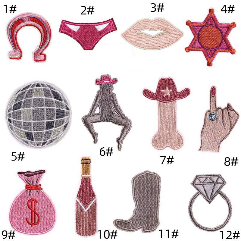 Funny Cowgirl Embroidered Patch