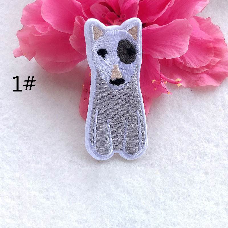 Animal Dog Embroidered Patches