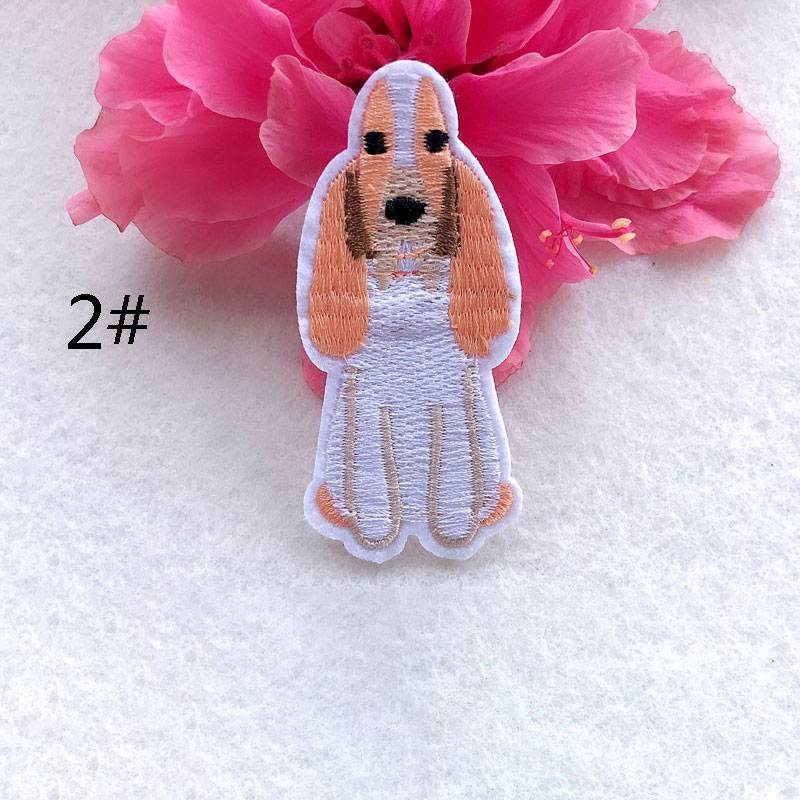 Animal Dog Embroidered Patches