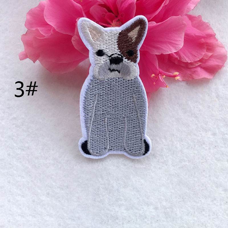 Animal Dog Embroidered Patches