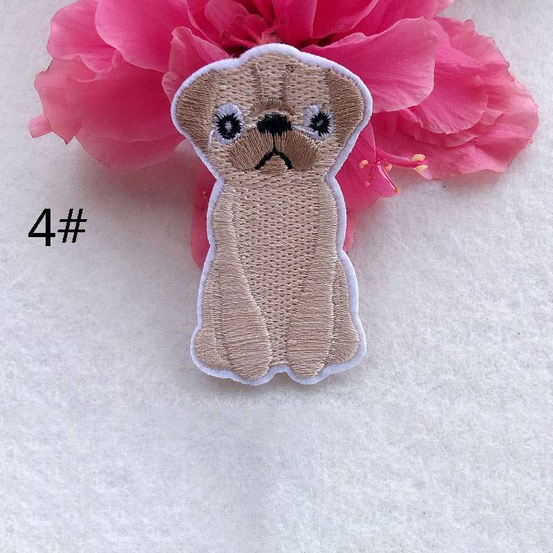 Animal Dog Embroidered Patches