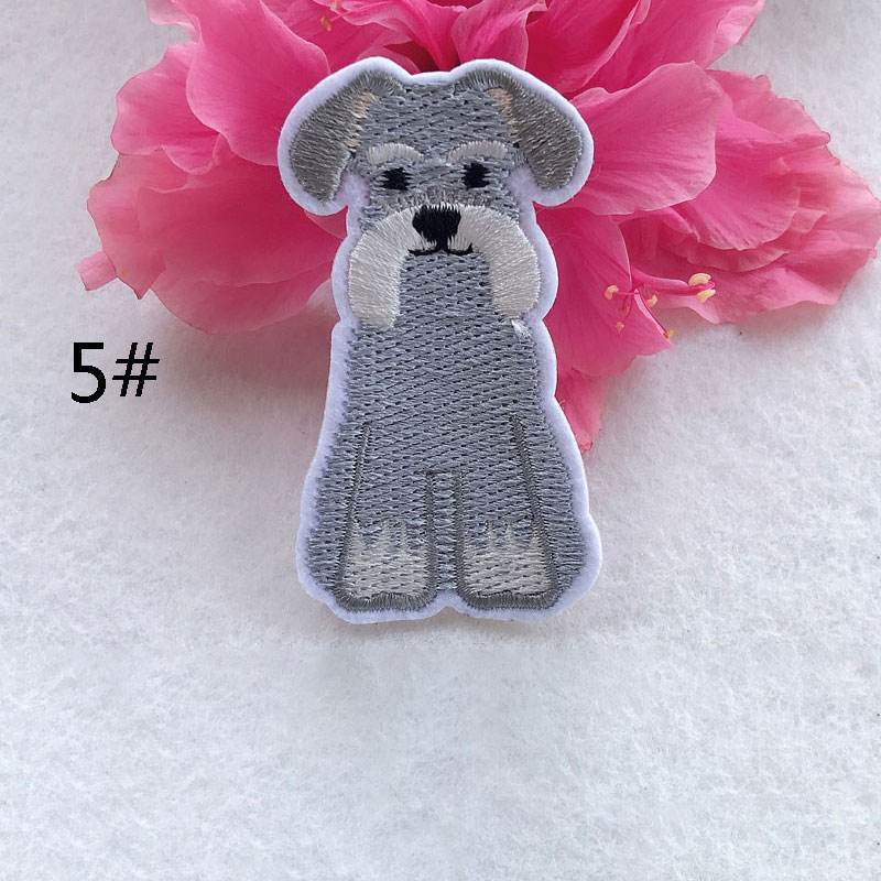 Animal Dog Embroidered Patches