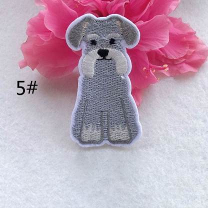 Animal Dog Embroidered Patches
