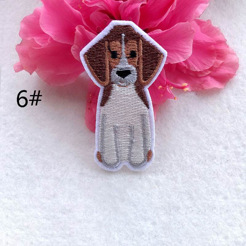Animal Dog Embroidered Patches