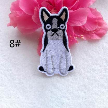 Animal Dog Embroidered Patches