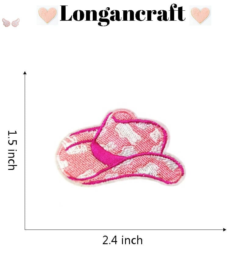 Western Cowgirl Iron On Patches