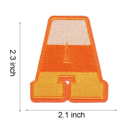 Halloween Letter Iron On Patch