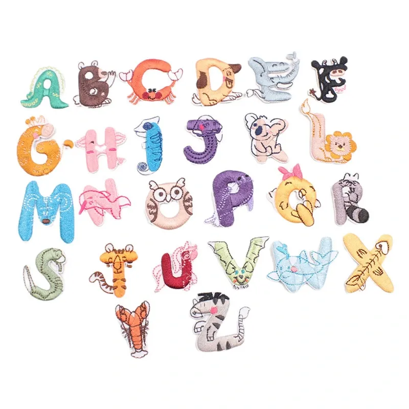 Cute Animal Letter Self Adhesive