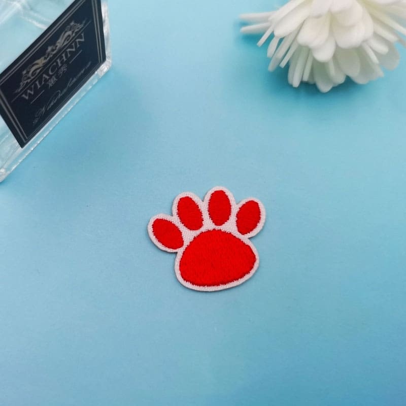 Animal Cat Paw Iron On Patches