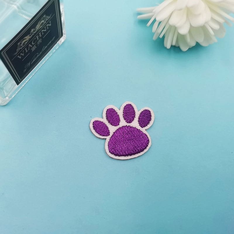 Animal Cat Paw Iron On Patches