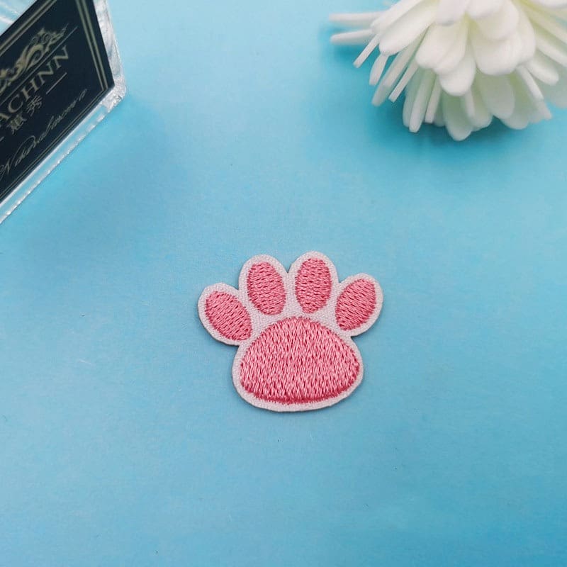 Animal Cat Paw Iron On Patches