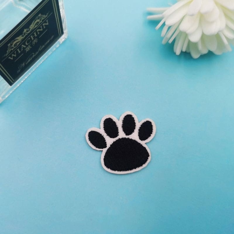 Animal Cat Paw Iron On Patches