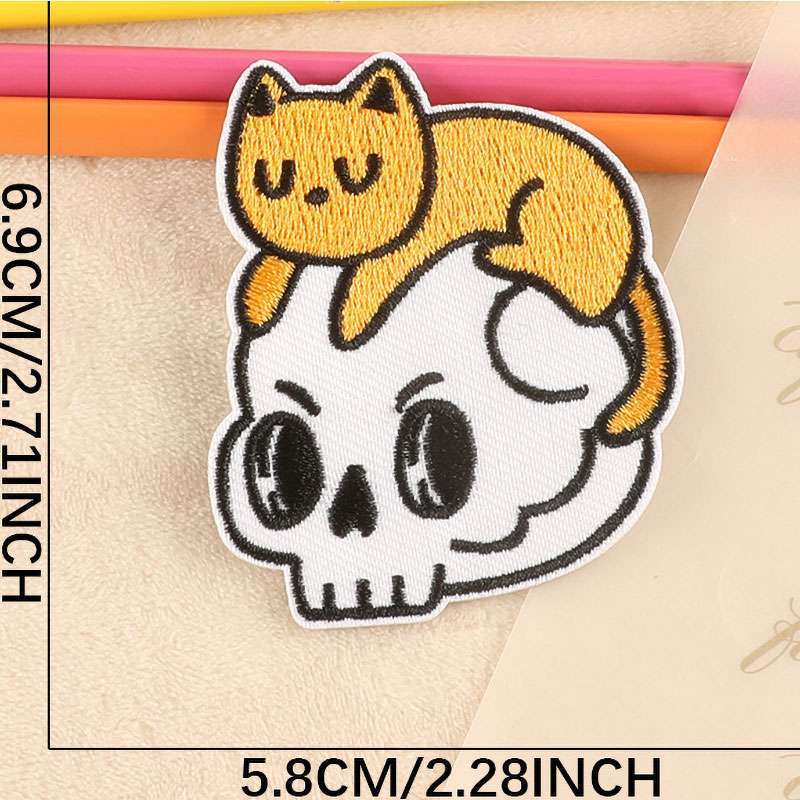 Animal Cat Embroidered Patches