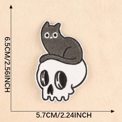 Animal Cat Embroidered Patches