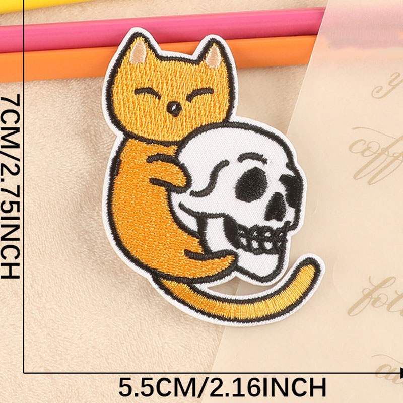 Animal Cat Embroidered Patches