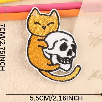 Animal Cat Embroidered Patches