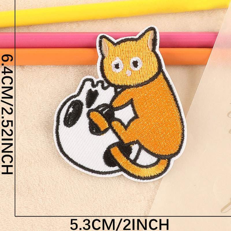 Animal Cat Embroidered Patches